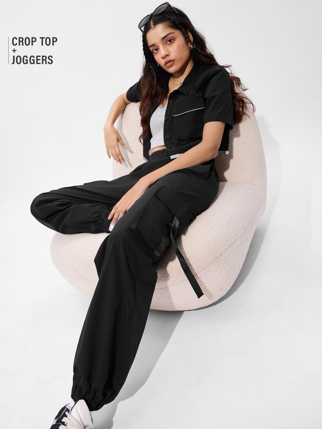 Solids: Black Onyx Set Women Co-ord Sets Online