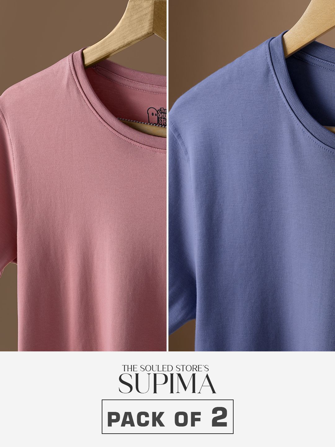 Supima: Serene Splash (Pack of 2) Supima T-Shirts