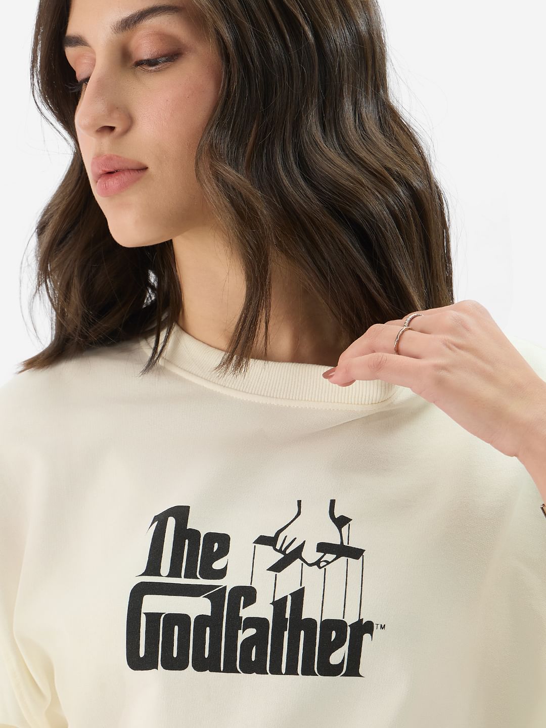 Buy The Godfather Honor Oversized Full Sleeve T Shirt Online