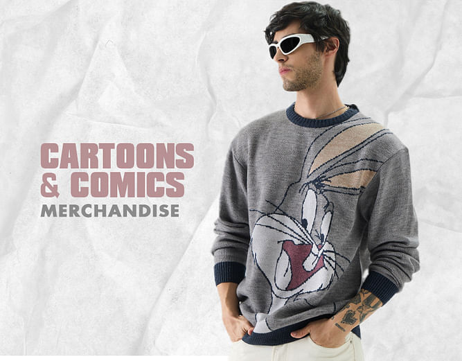 Cartoon T Shirts @Upto 50% OFF: Buy Cartoon Tees Online