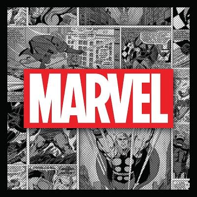 Visiter la boutique MarvelMarvel Comic Logo Maroon Sweatshirt 