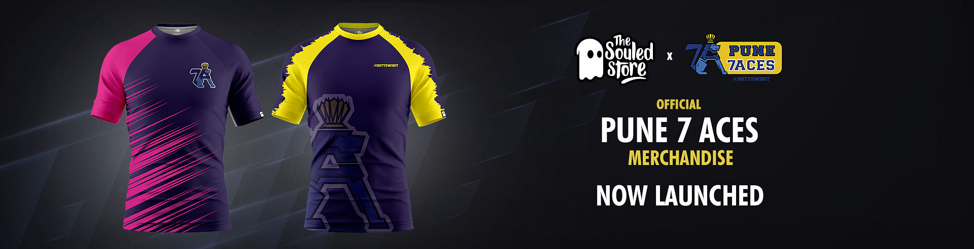 Buy Pune 7 Aces Merchandise online exclusively at The Souled Store